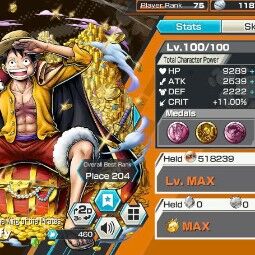 BR464-IOS+Android-Hyber Boost 66+Luffy Full Boost 4+5 Ex(Garp+Lucci+Roger+Kid Law)+Vip Medal+Many Bounty Festival Max(Sabo Stembede+Ben Beckman+King+Young Ray) 3